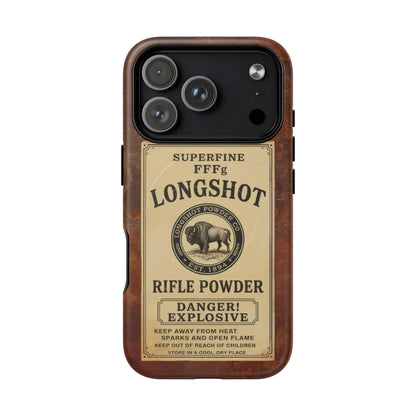 K-Factor Supply Co Longshot Rifle Powder Tough Magnetic iPhone Case iPhone 17 Pro