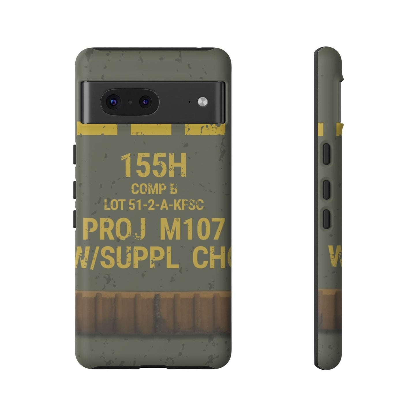 K-Factor Supply Co M107 HE 155 Tough Android Case Google Pixel 7