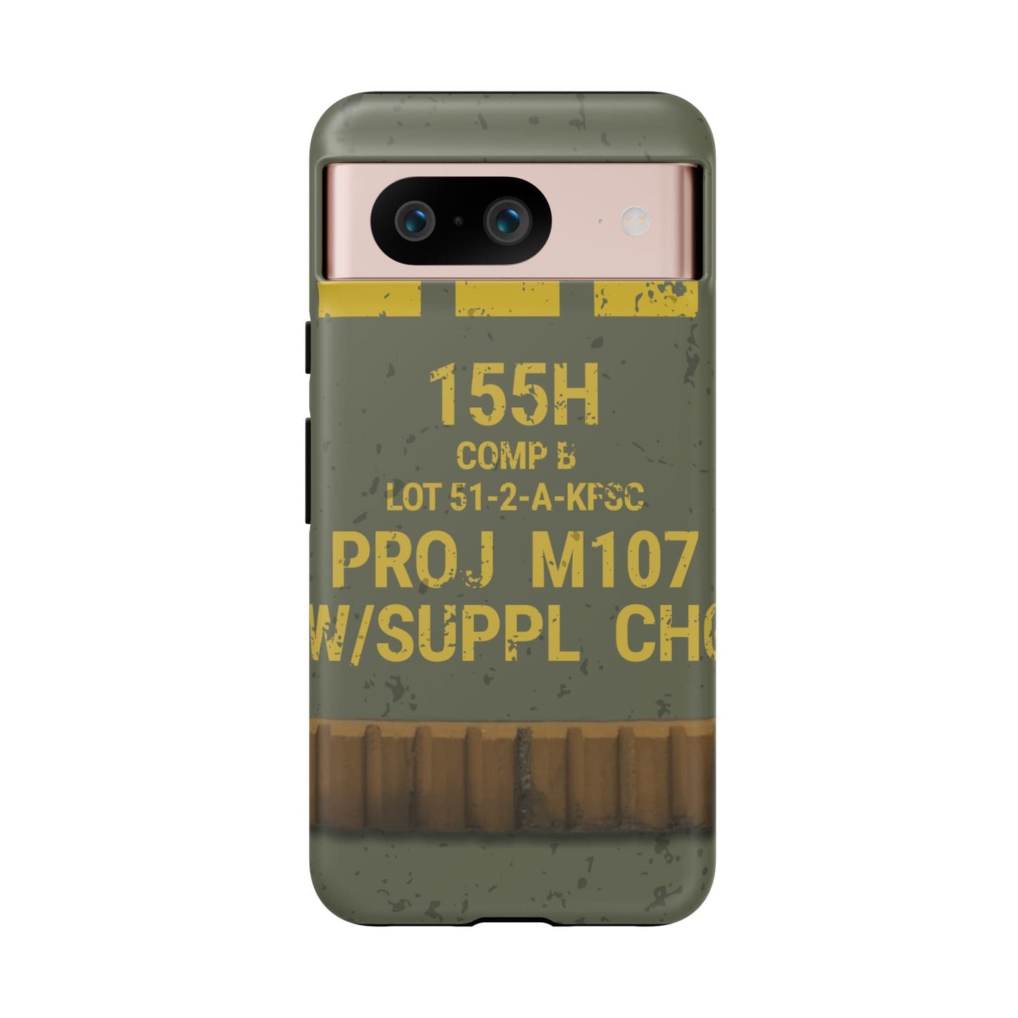 K-Factor Supply Co M107 HE 155 Tough Android Case Google Pixel 8