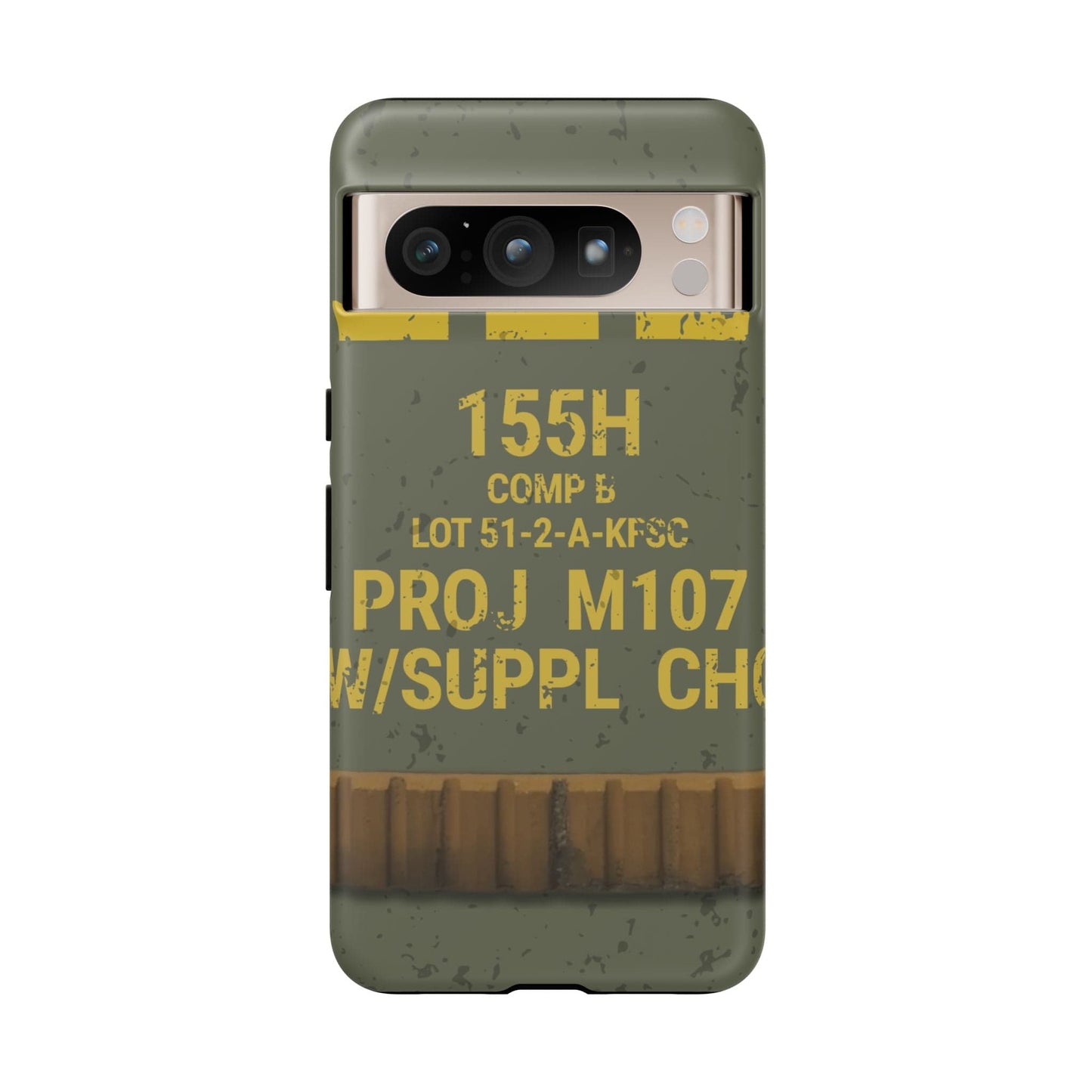 K-Factor Supply Co M107 HE 155 Tough Android Case Google Pixel 8 Pro