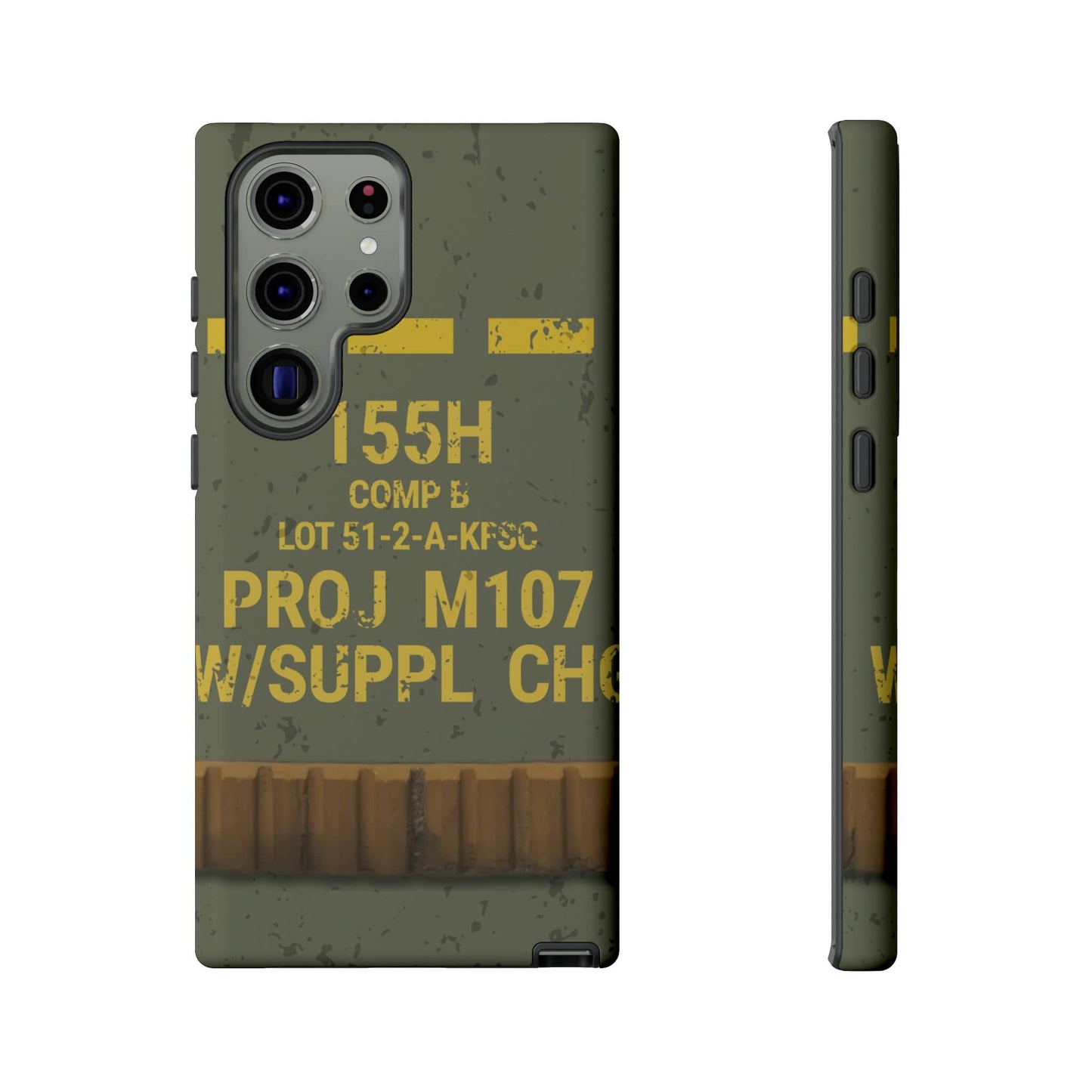 K-Factor Supply Co M107 HE 155 Tough Android Case Samsung Galaxy S23 Ultra / Matte