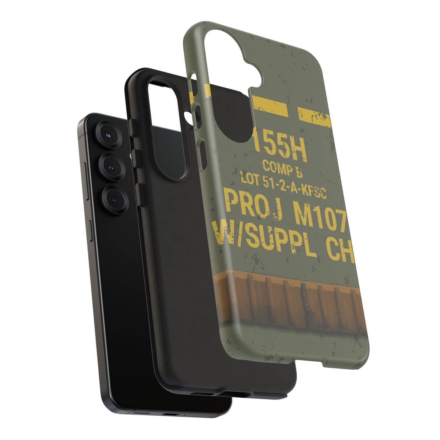 K-Factor Supply Co M107 HE 155 Tough Android Case Samsung Galaxy S25 / Matte