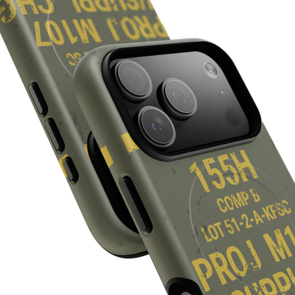 K-Factor Supply Co M107 HE 155 Tough Magnetic iPhone Case