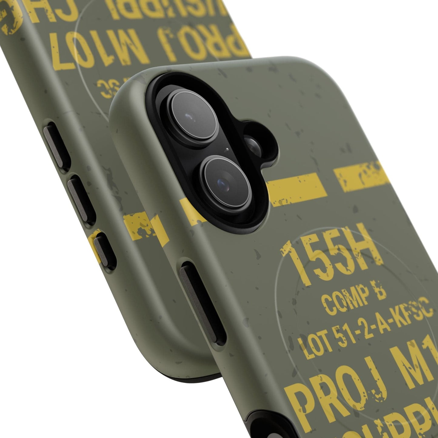 K-Factor Supply Co M107 HE 155 Tough Magnetic iPhone Case