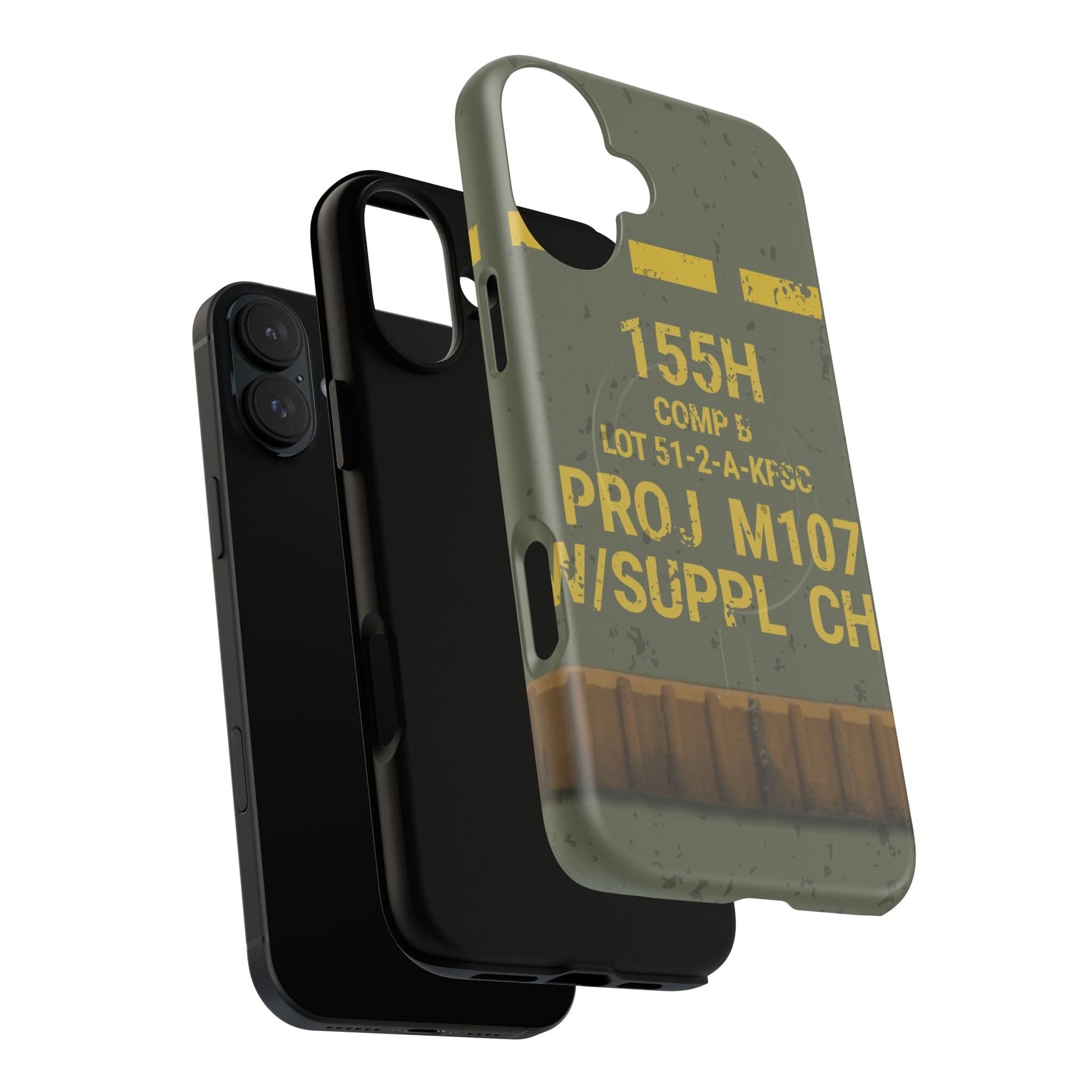 K-Factor Supply Co M107 HE 155 Tough Magnetic iPhone Case