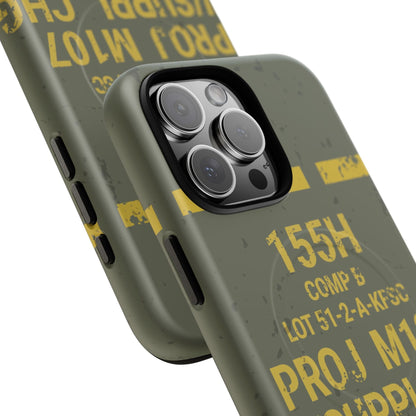 K-Factor Supply Co M107 HE 155 Tough Magnetic iPhone Case