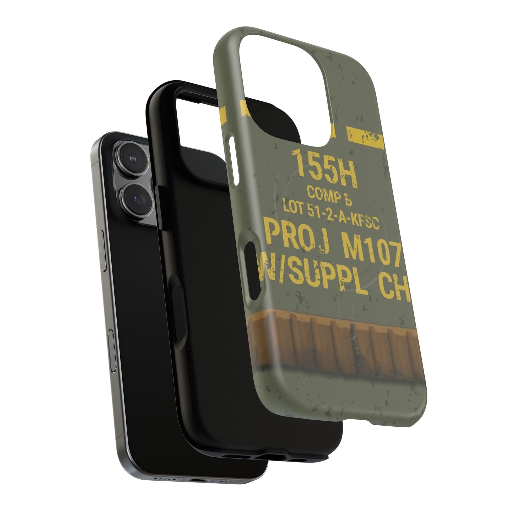 K-Factor Supply Co M107 HE 155 Tough Magnetic iPhone Case