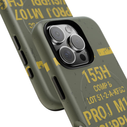 K-Factor Supply Co M107 HE 155 Tough Magnetic iPhone Case