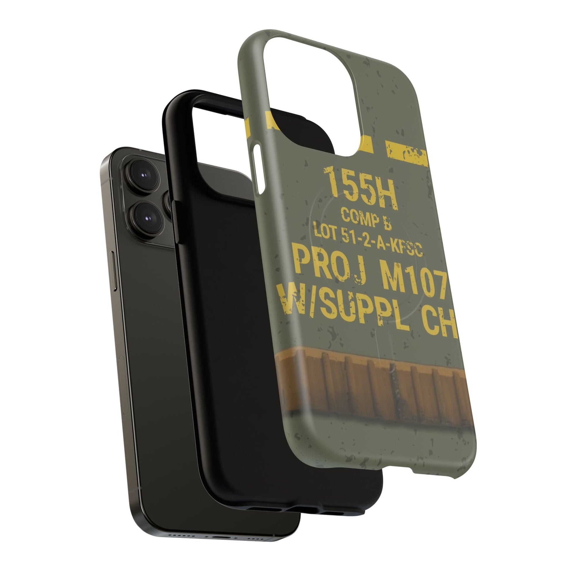 K-Factor Supply Co M107 HE 155 Tough Magnetic iPhone Case