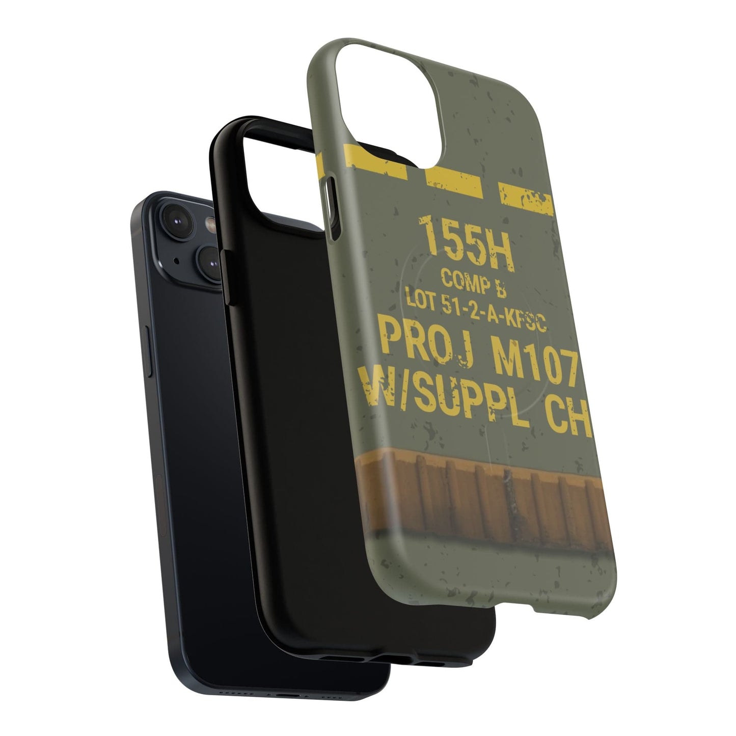 K-Factor Supply Co M107 HE 155 Tough Magnetic iPhone Case