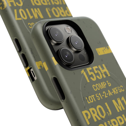 K-Factor Supply Co M107 HE 155 Tough Magnetic iPhone Case