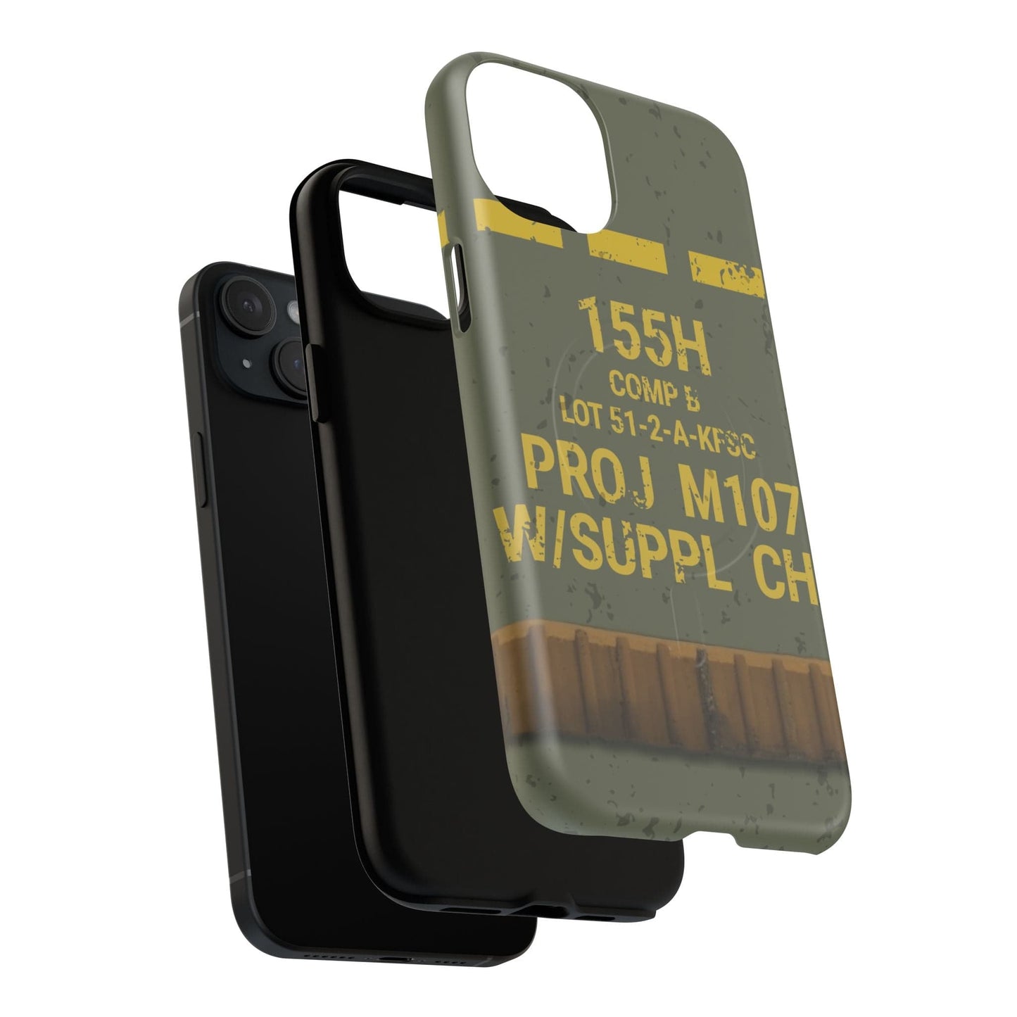 K-Factor Supply Co M107 HE 155 Tough Magnetic iPhone Case