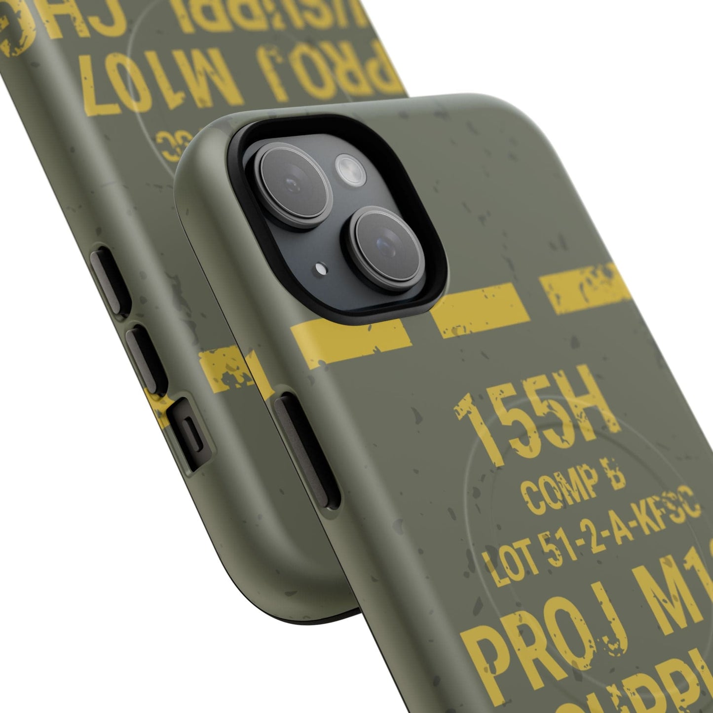 K-Factor Supply Co M107 HE 155 Tough Magnetic iPhone Case