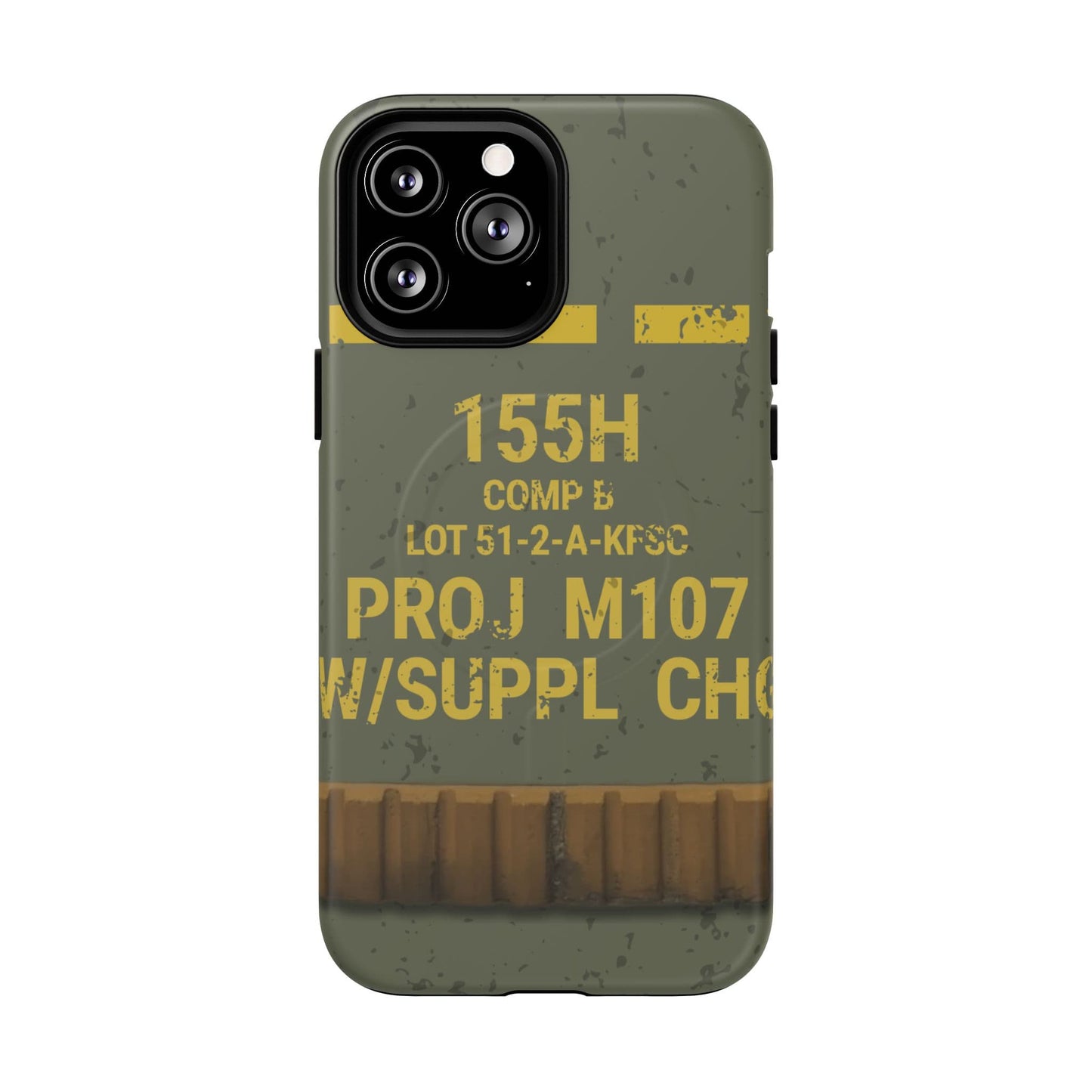 K-Factor Supply Co M107 HE 155 Tough Magnetic iPhone Case iPhone 13 Pro Max
