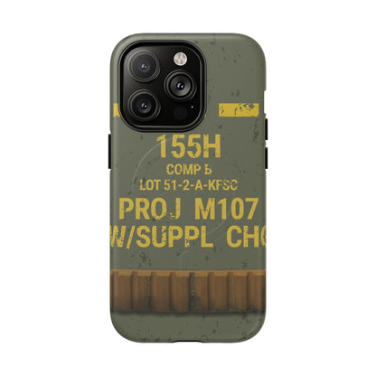 K-Factor Supply Co M107 HE 155 Tough Magnetic iPhone Case iPhone 14 Pro