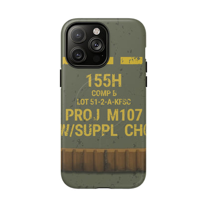 K-Factor Supply Co M107 HE 155 Tough Magnetic iPhone Case iPhone 14 Pro Max