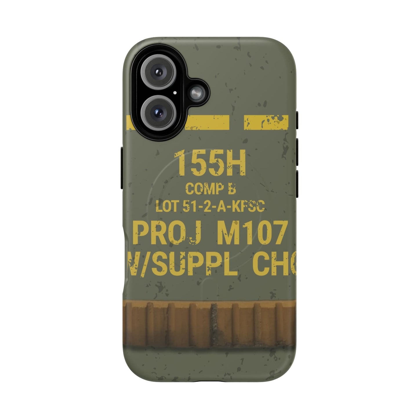 K-Factor Supply Co M107 HE 155 Tough Magnetic iPhone Case iPhone 16