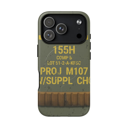 K-Factor Supply Co M107 HE 155 Tough Magnetic iPhone Case iPhone 17 Pro
