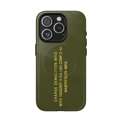 K-Factor Supply Co M112 (C-4) Tough Magnetic iPhone Case iPhone 15 Pro