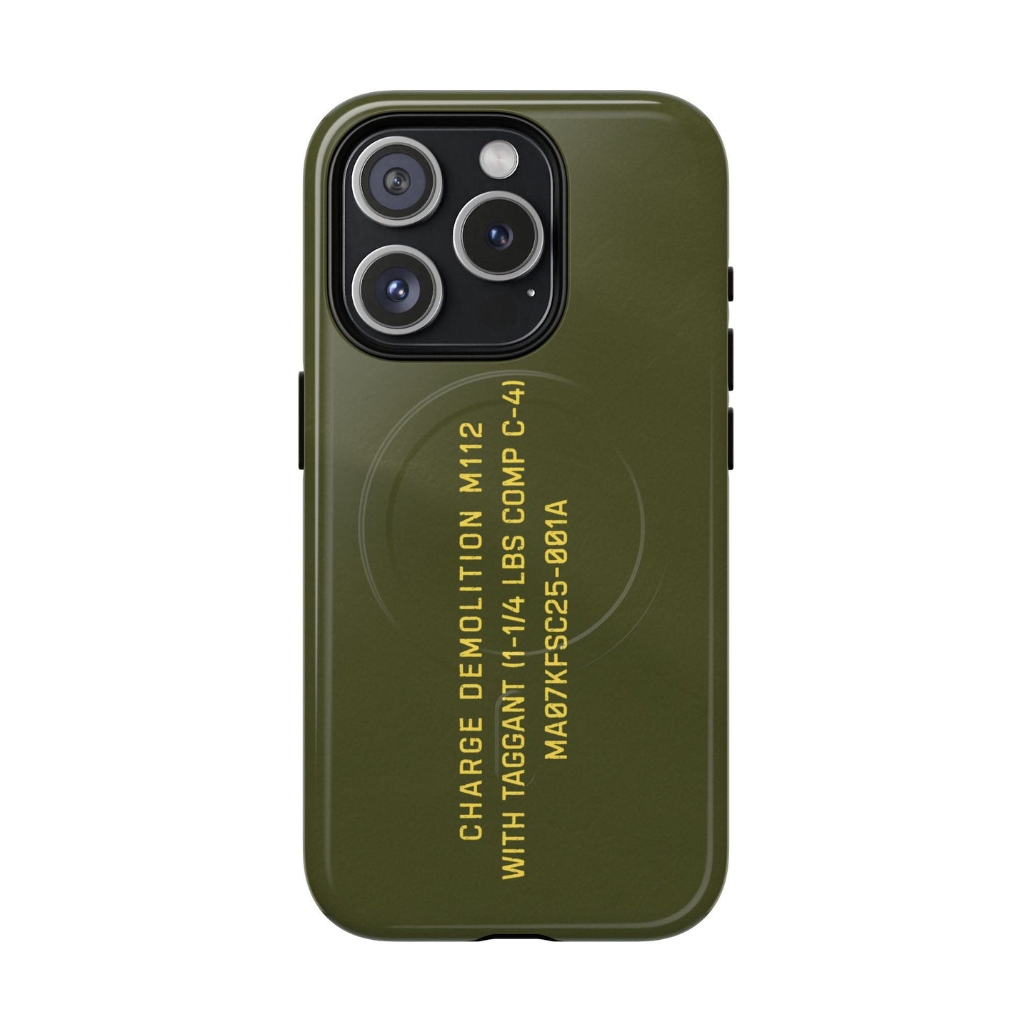 K-Factor Supply Co M112 (C-4) Tough Magnetic iPhone Case iPhone 15 Pro / Glossy