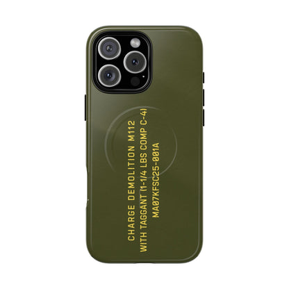 K-Factor Supply Co M112 (C-4) Tough Magnetic iPhone Case iPhone 16 Pro Max