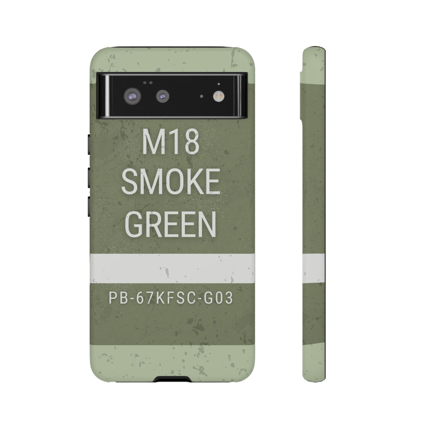 K-Factor Supply Co M18 Smoke (Green) Tough Android Case Google Pixel 6 / Matte