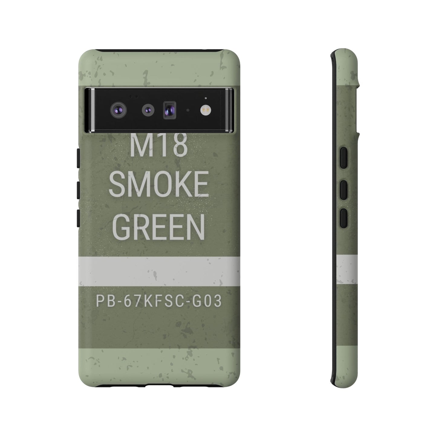 K-Factor Supply Co M18 Smoke (Green) Tough Android Case Google Pixel 6 Pro / Matte