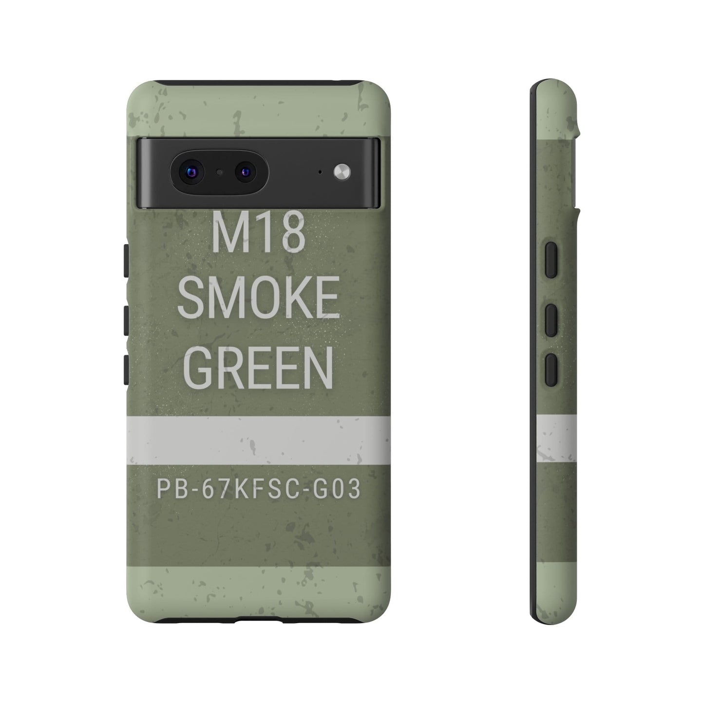 K-Factor Supply Co M18 Smoke (Green) Tough Android Case Google Pixel 7 / Matte