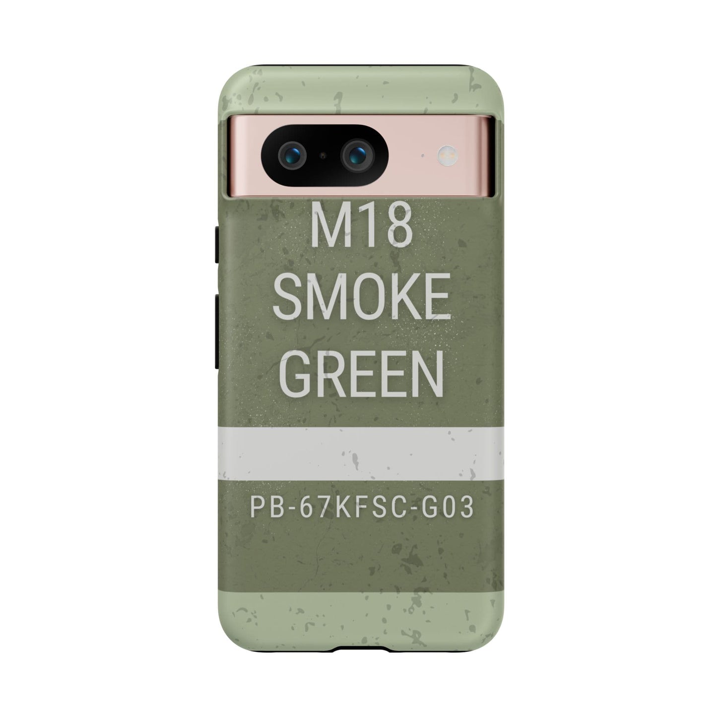 K-Factor Supply Co M18 Smoke (Green) Tough Android Case Google Pixel 8 / Matte
