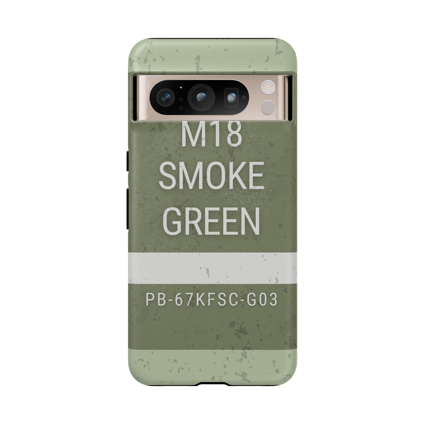K-Factor Supply Co M18 Smoke (Green) Tough Android Case Google Pixel 8 Pro / Matte