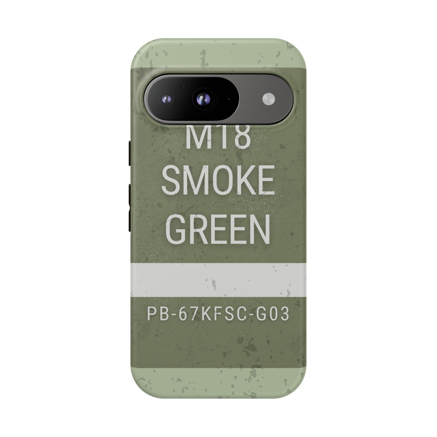 K-Factor Supply Co M18 Smoke (Green) Tough Android Case Google Pixel 9 / Matte