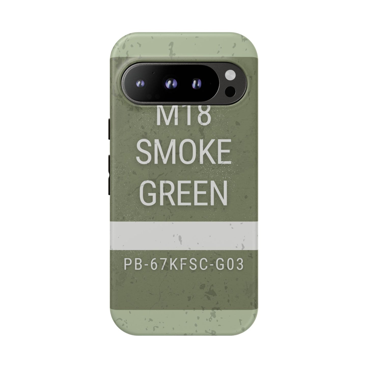 K-Factor Supply Co M18 Smoke (Green) Tough Android Case Google Pixel 9 Pro / Matte