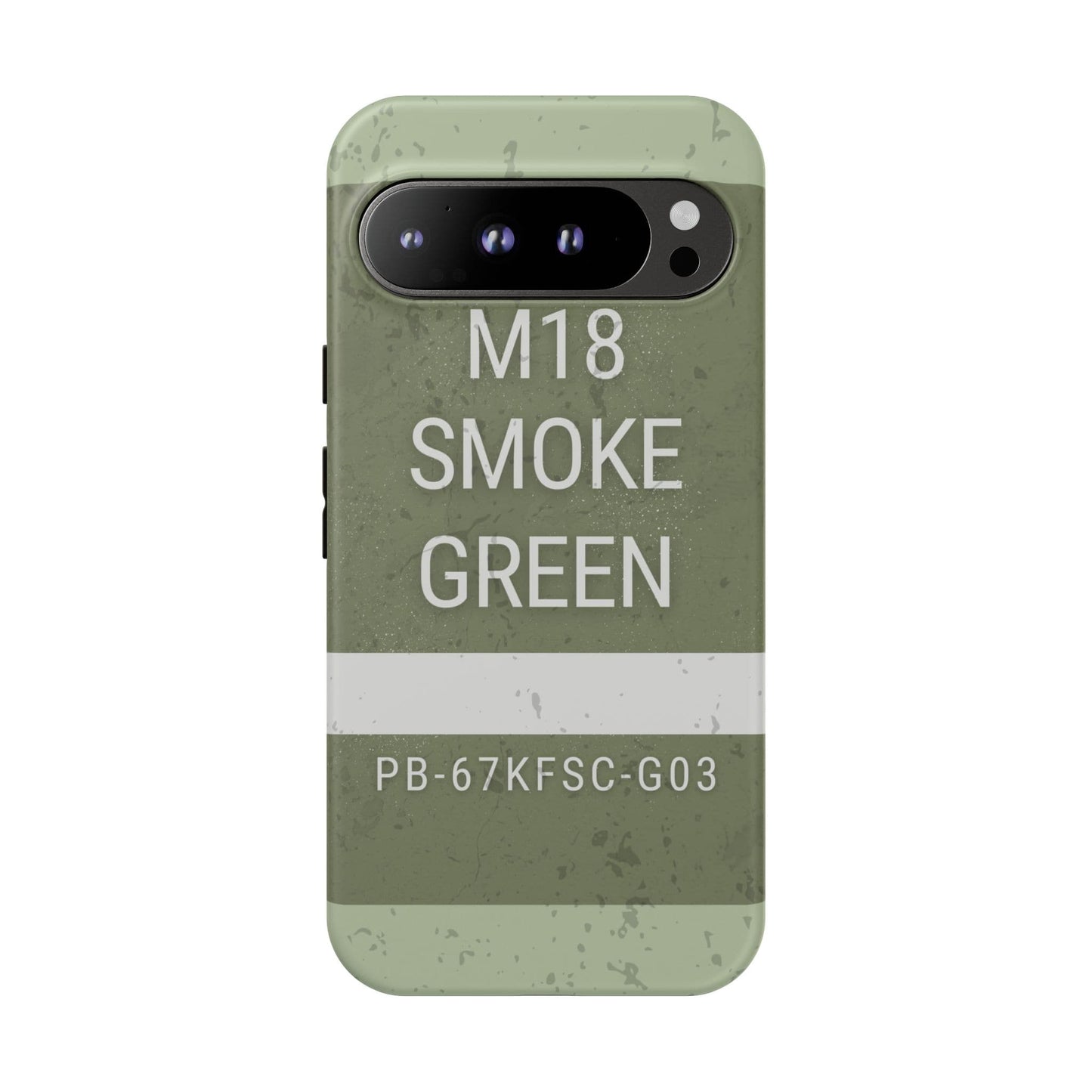 K-Factor Supply Co M18 Smoke (Green) Tough Android Case Google Pixel 9 Pro XL / Matte