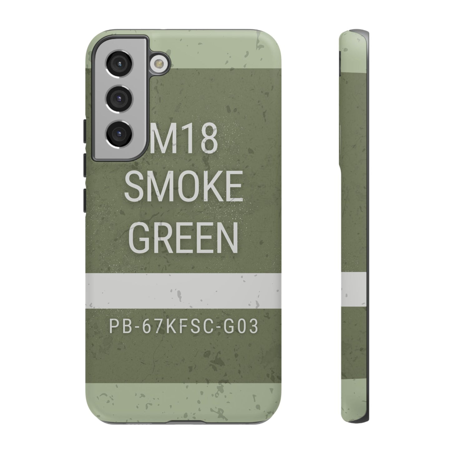 K-Factor Supply Co M18 Smoke (Green) Tough Android Case Samsung Galaxy S22 Plus / Matte