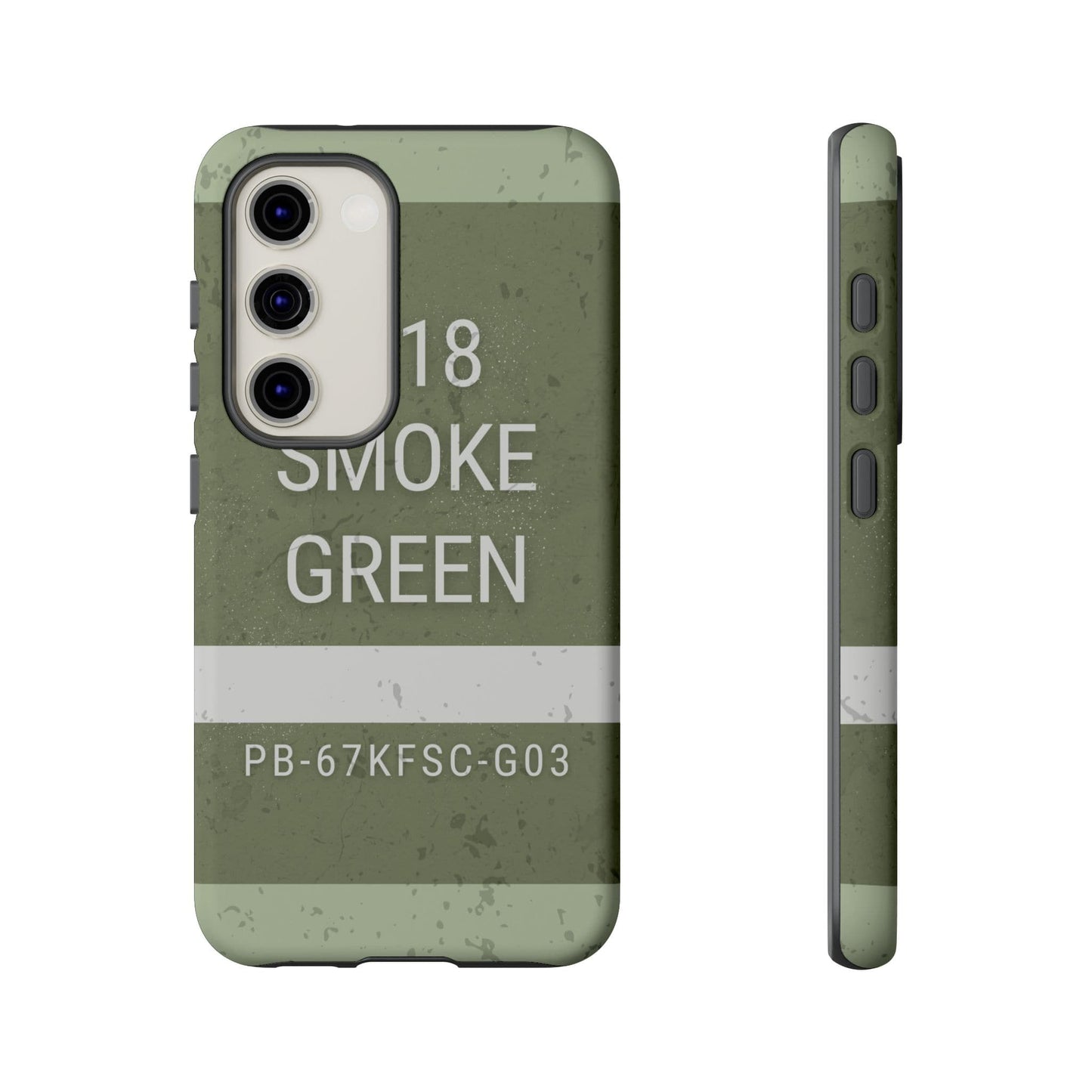 K-Factor Supply Co M18 Smoke (Green) Tough Android Case Samsung Galaxy S23 / Matte