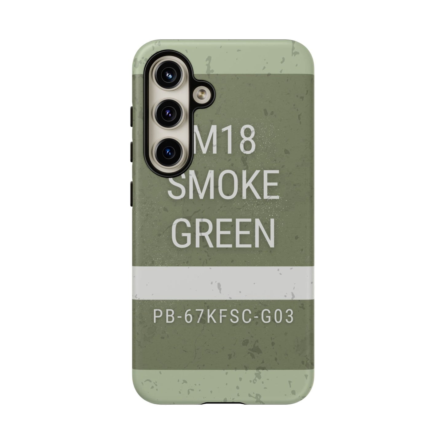 K-Factor Supply Co M18 Smoke (Green) Tough Android Case Samsung Galaxy S24 / Matte