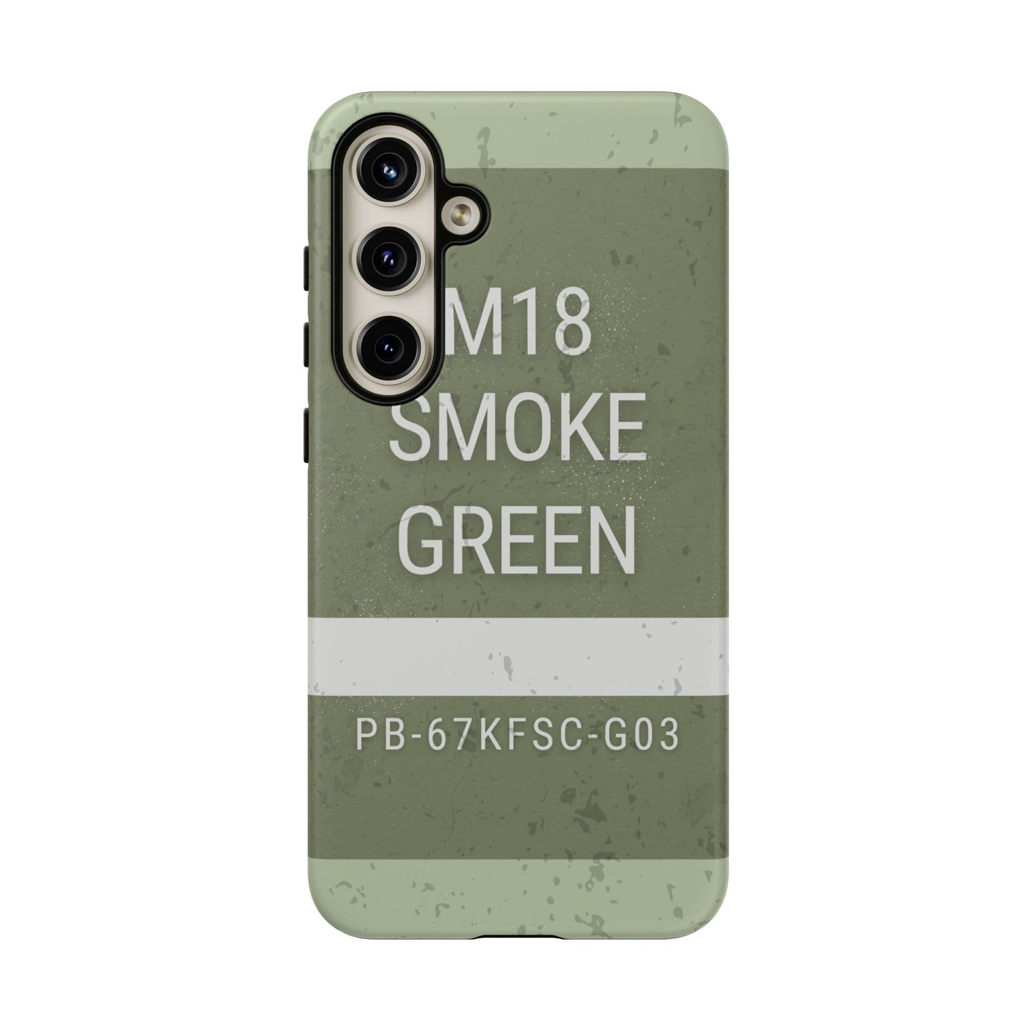 K-Factor Supply Co M18 Smoke (Green) Tough Android Case Samsung Galaxy S24 Plus / Matte