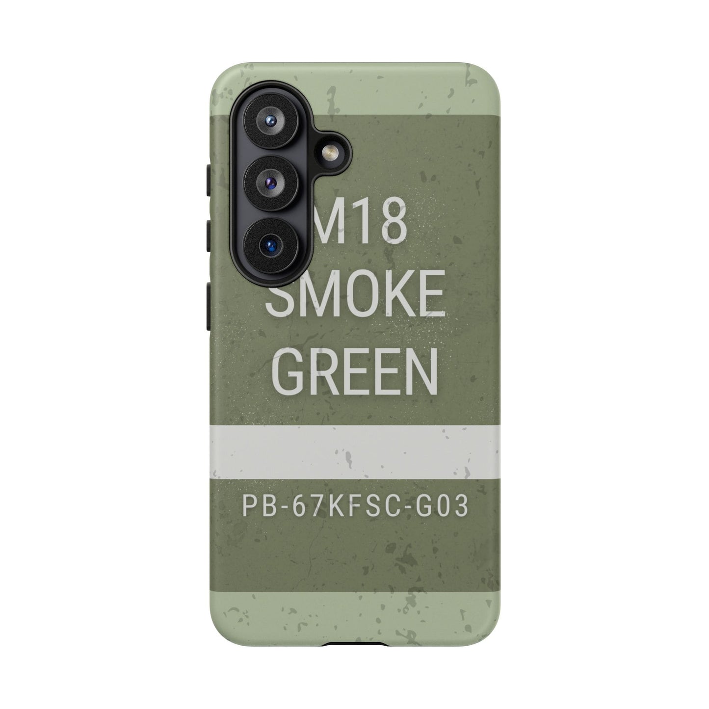 K-Factor Supply Co M18 Smoke (Green) Tough Android Case Samsung Galaxy S26 / Matte