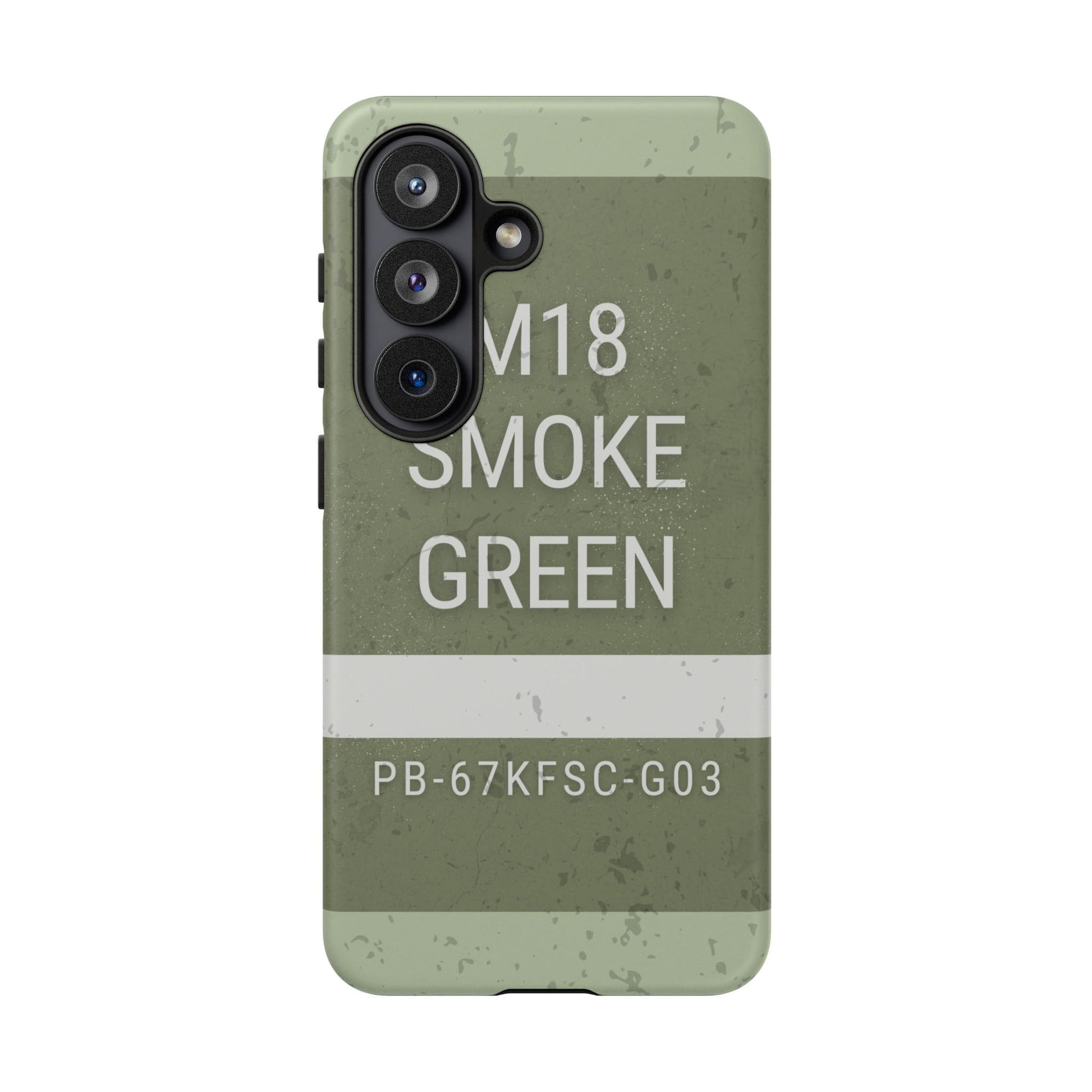 K-Factor Supply Co M18 Smoke (Green) Tough Android Case Samsung Galaxy S26 / Matte