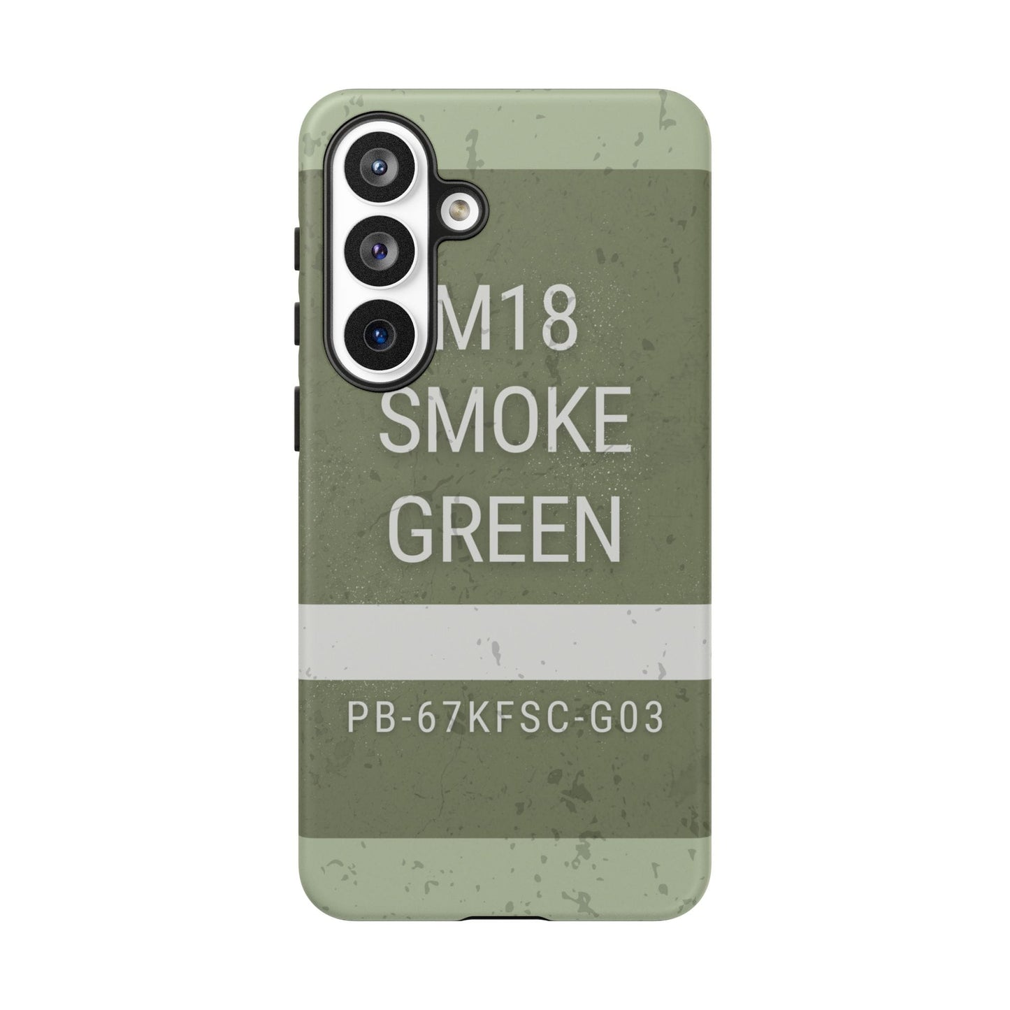 K-Factor Supply Co M18 Smoke (Green) Tough Android Case Samsung Galaxy S26 Plus / Matte