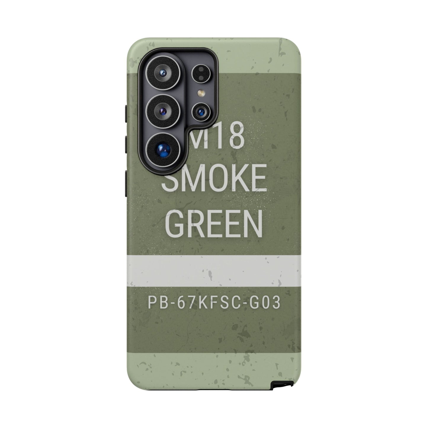 K-Factor Supply Co M18 Smoke (Green) Tough Android Case Samsung Galaxy S26 Ultra / Matte