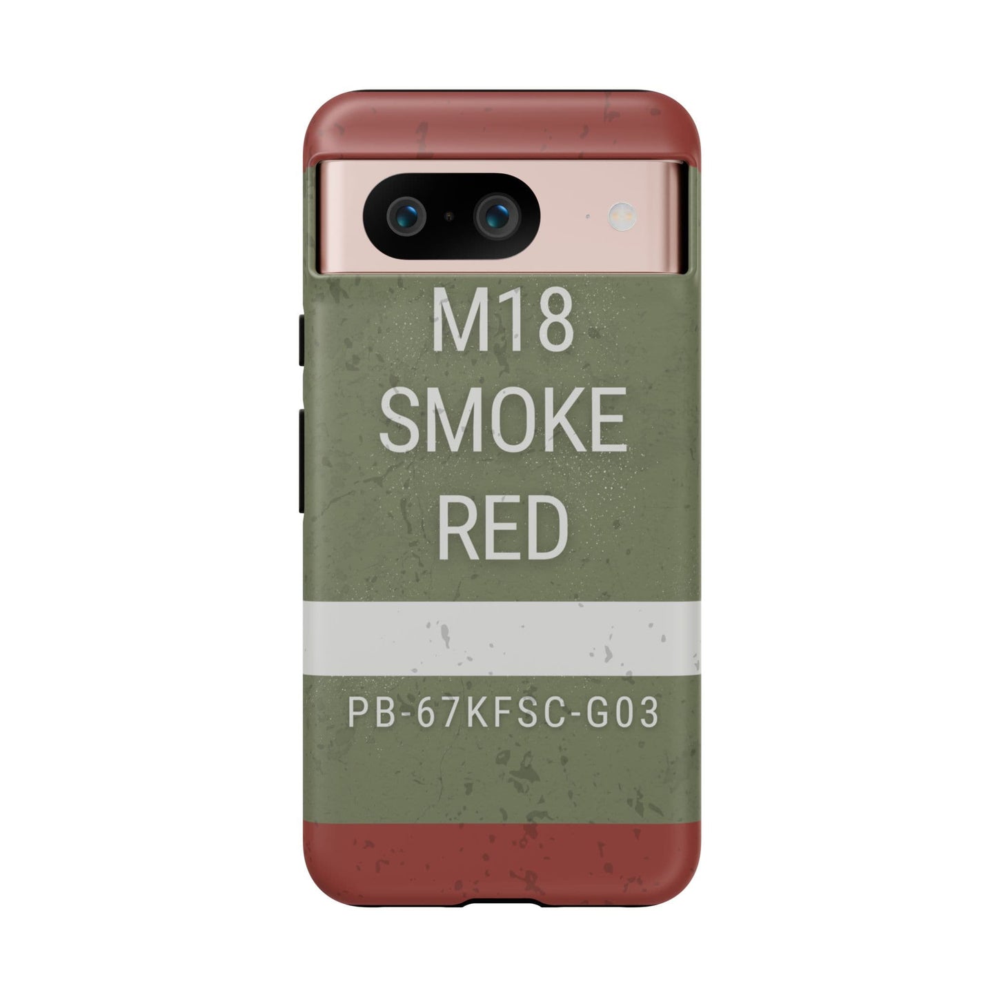 K-Factor Supply Co M18 Smoke (Red) Tough Android Case Google Pixel 8