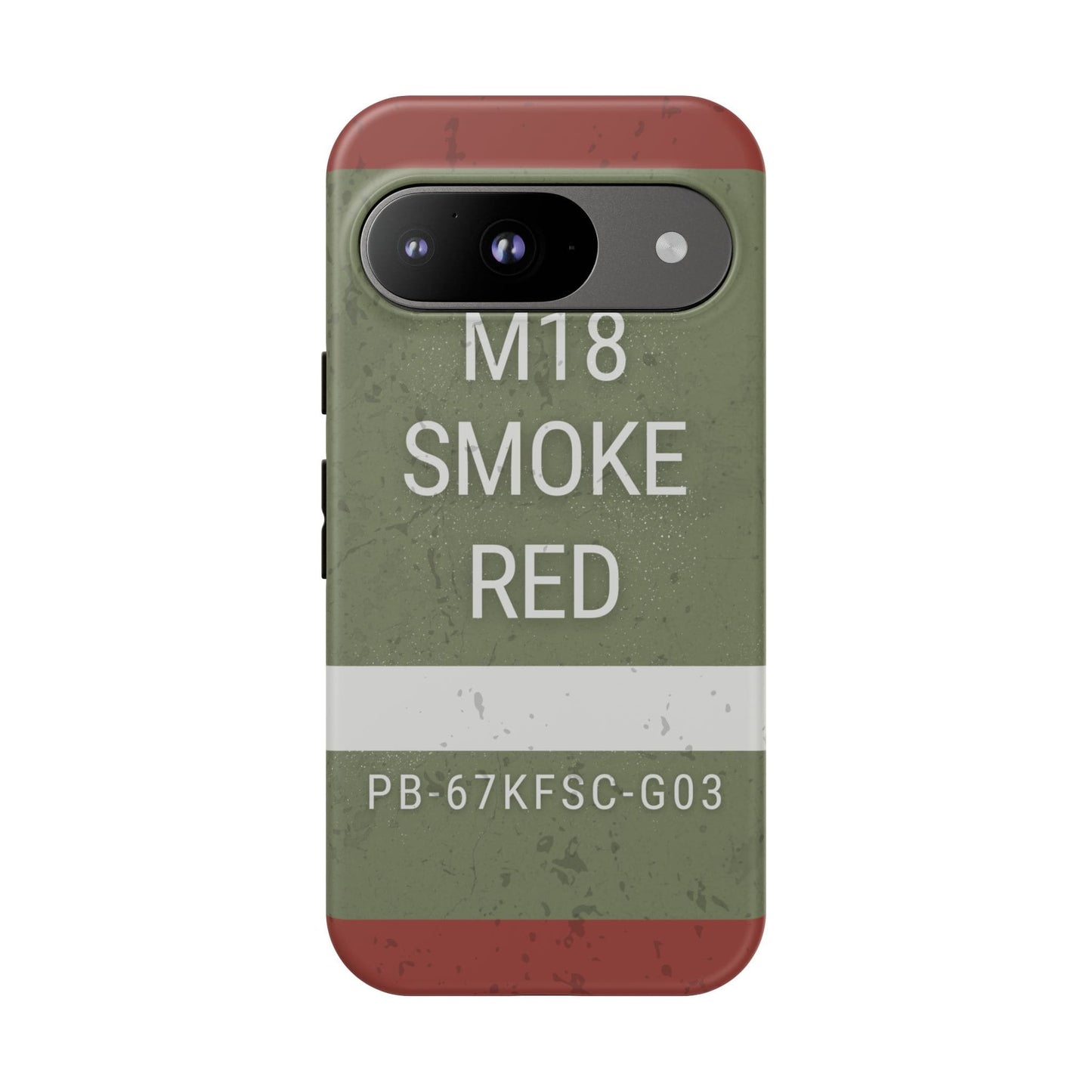 K-Factor Supply Co M18 Smoke (Red) Tough Android Case Google Pixel 9