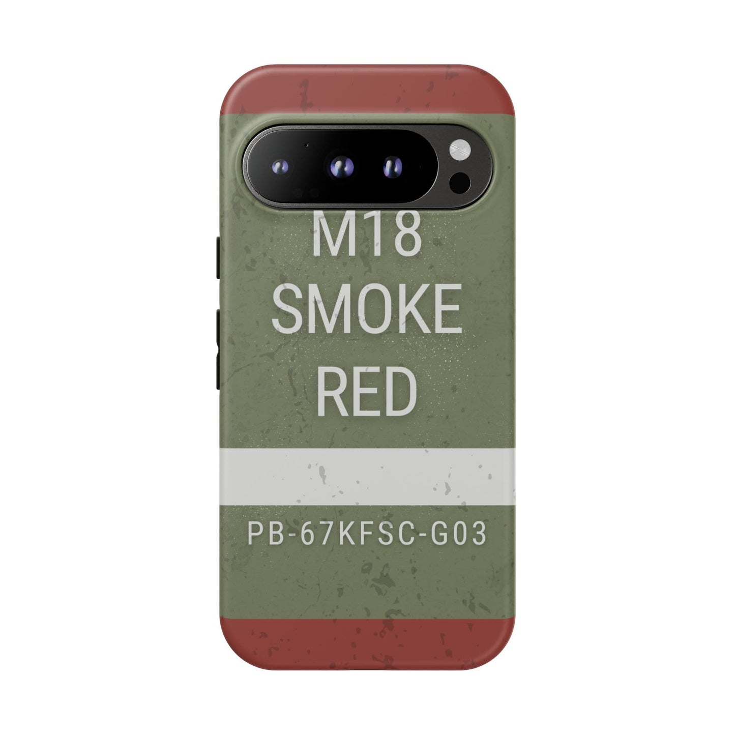 K-Factor Supply Co M18 Smoke (Red) Tough Android Case Google Pixel 9 Pro