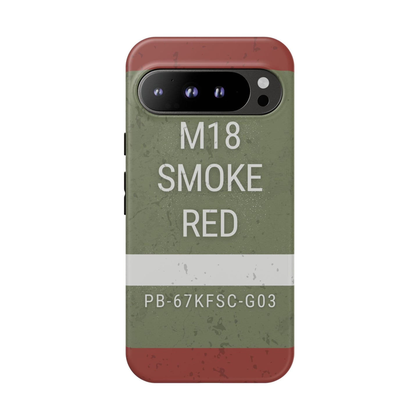 K-Factor Supply Co M18 Smoke (Red) Tough Android Case Google Pixel 9 Pro XL