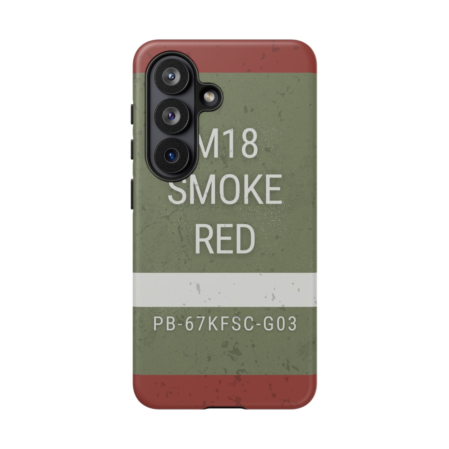 K-Factor Supply Co M18 Smoke (Red) Tough Android Case Samsung Galaxy S26