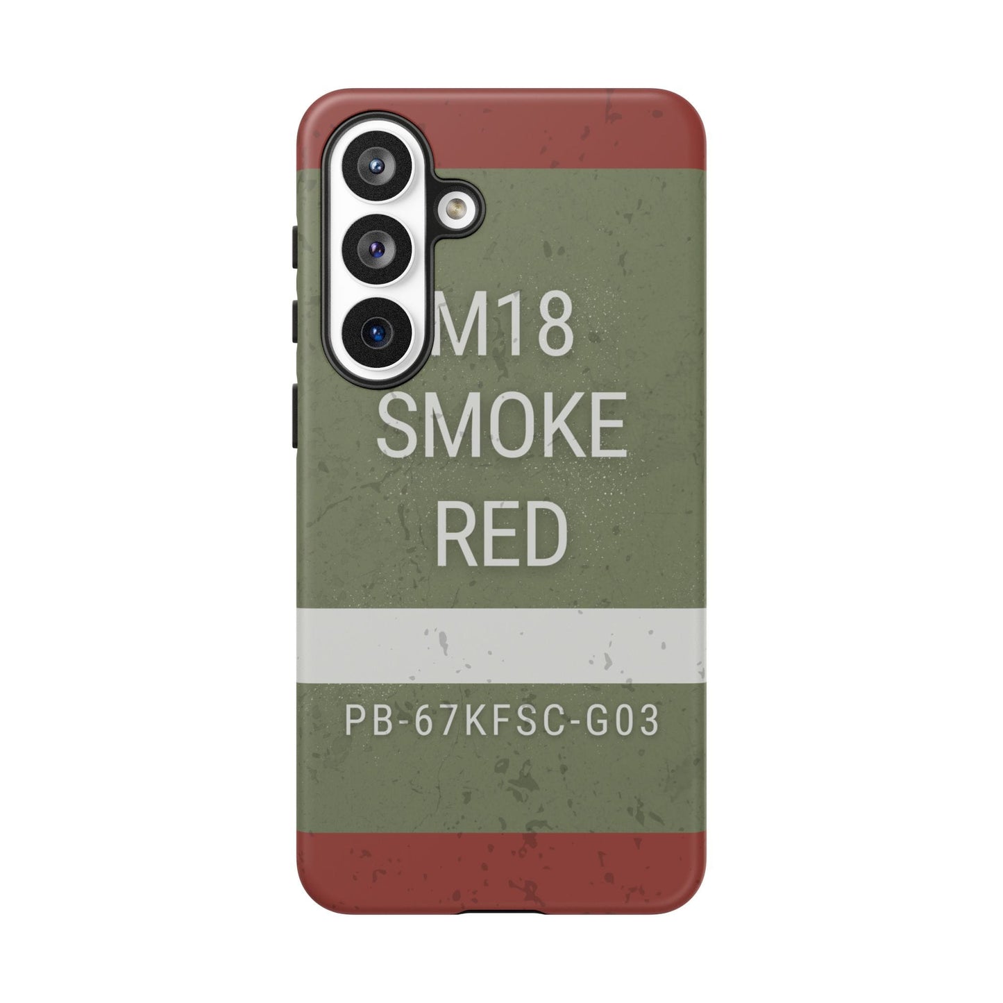 K-Factor Supply Co M18 Smoke (Red) Tough Android Case Samsung Galaxy S26 Plus