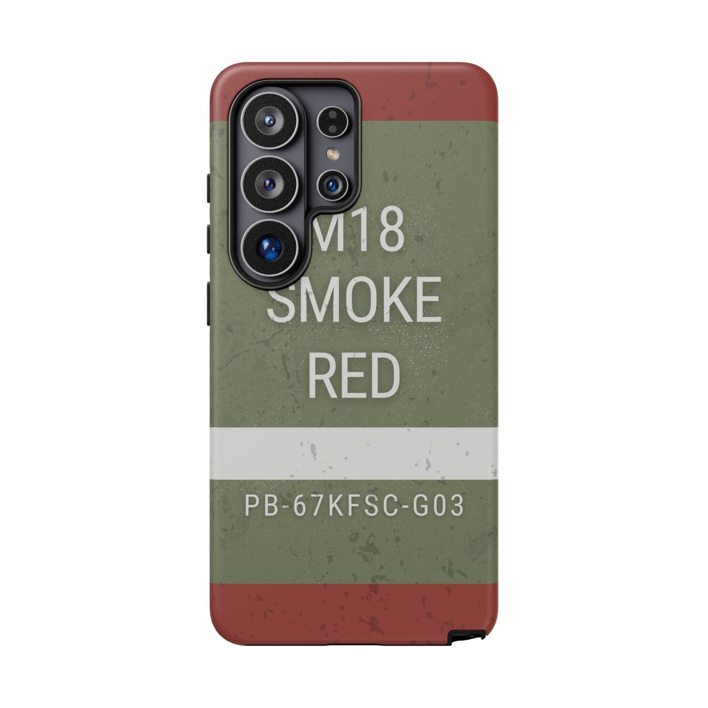 K-Factor Supply Co M18 Smoke (Red) Tough Android Case Samsung Galaxy S26 Ultra