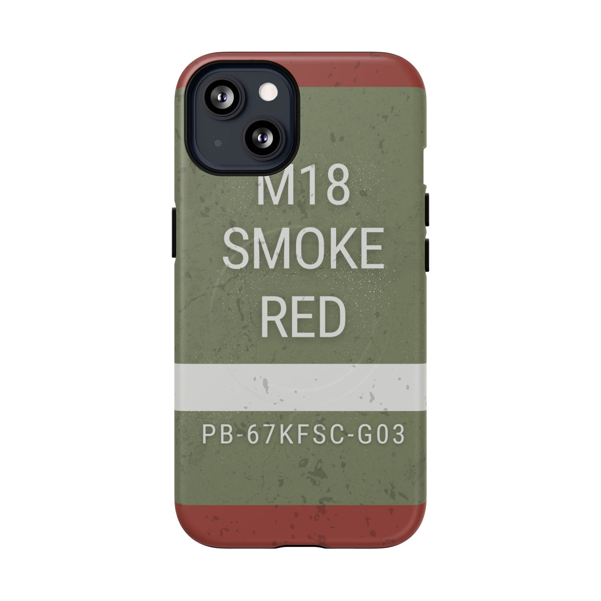 K-Factor Supply Co M18 Smoke (Red) Tough Magnetic iPhone Case iPhone 13