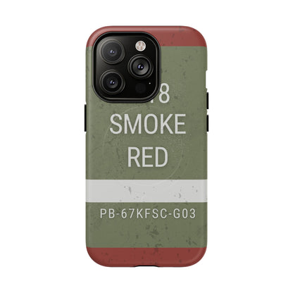 K-Factor Supply Co M18 Smoke (Red) Tough Magnetic iPhone Case iPhone 14 Pro
